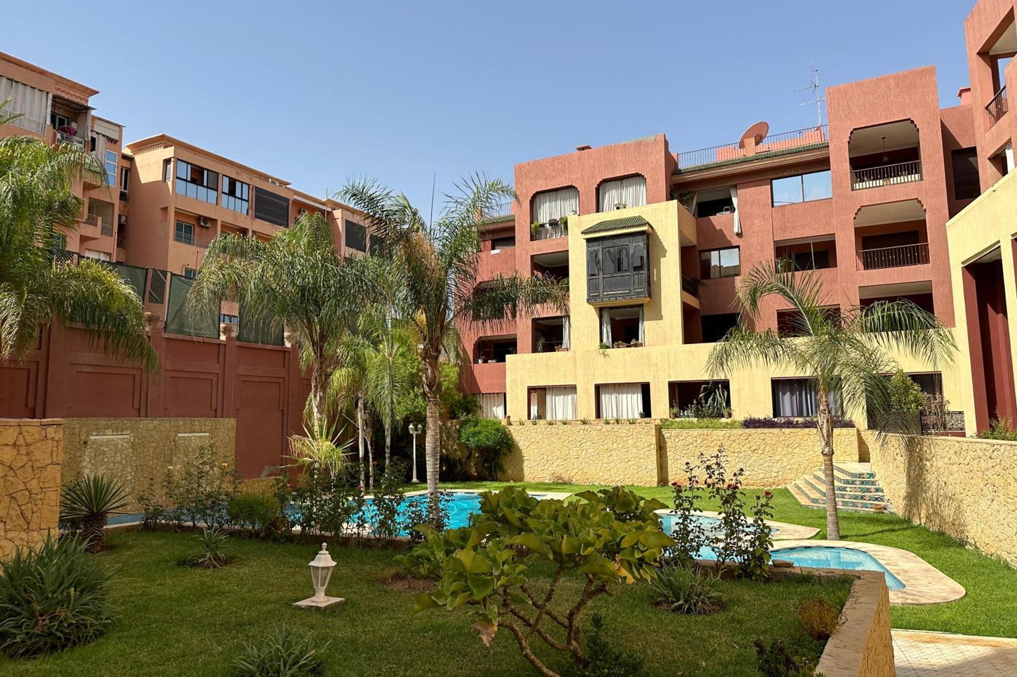 Appartement Calme, Gueliz Marrakesh Exteriör bild
