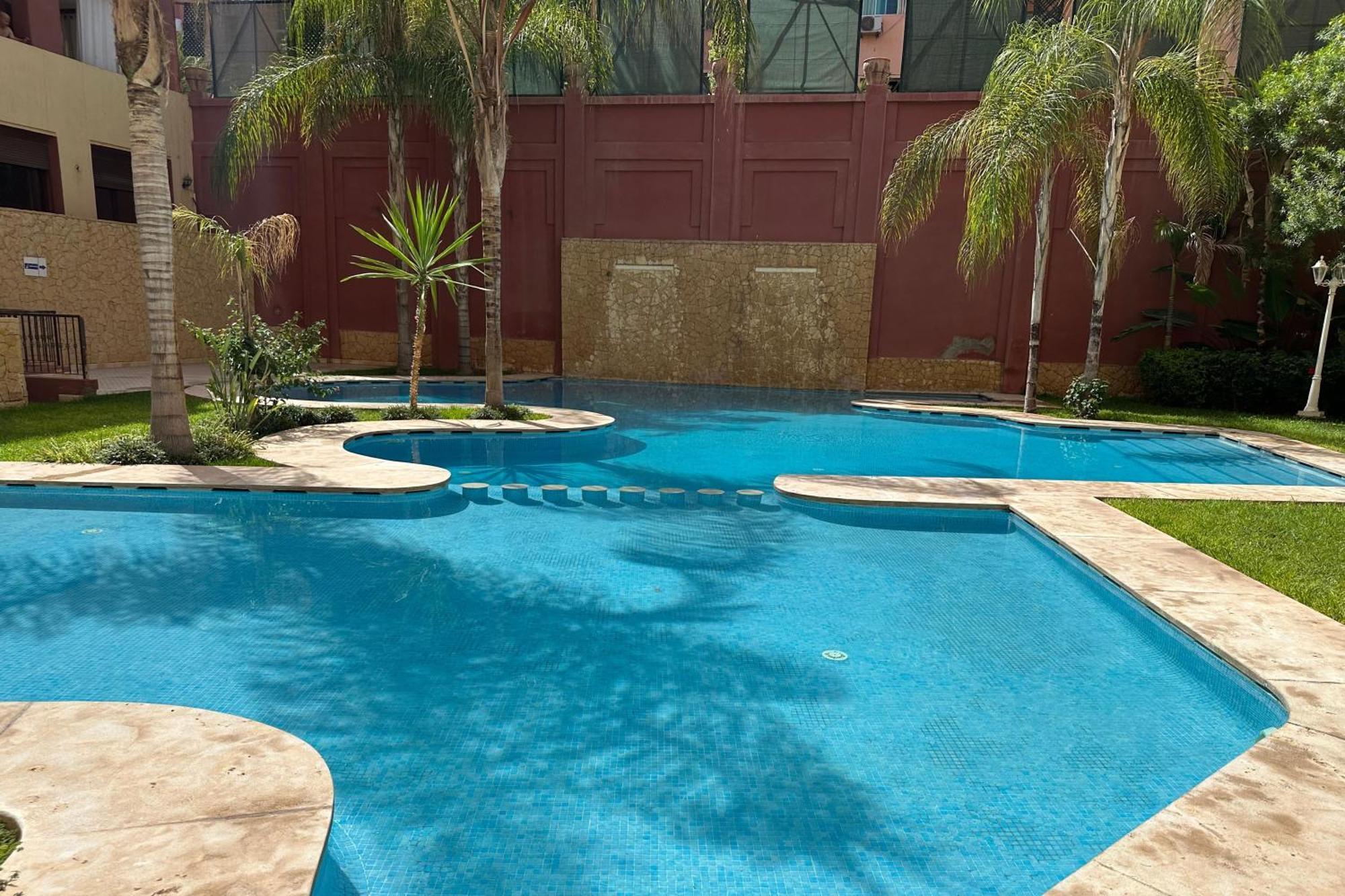 Appartement Calme, Gueliz Marrakesh Exteriör bild