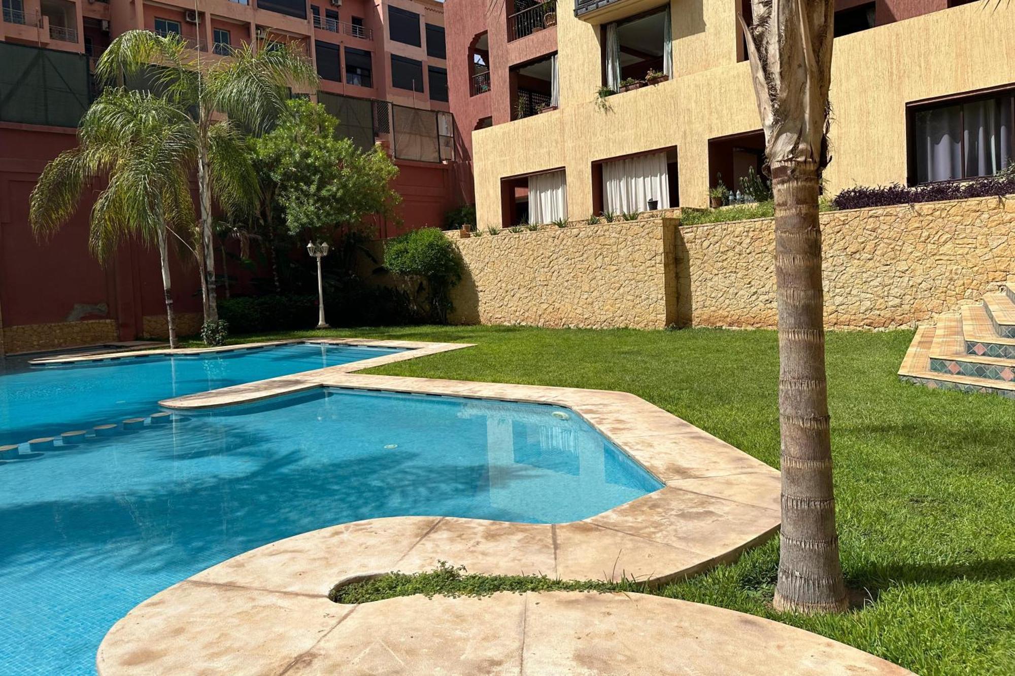 Appartement Calme, Gueliz Marrakesh Exteriör bild