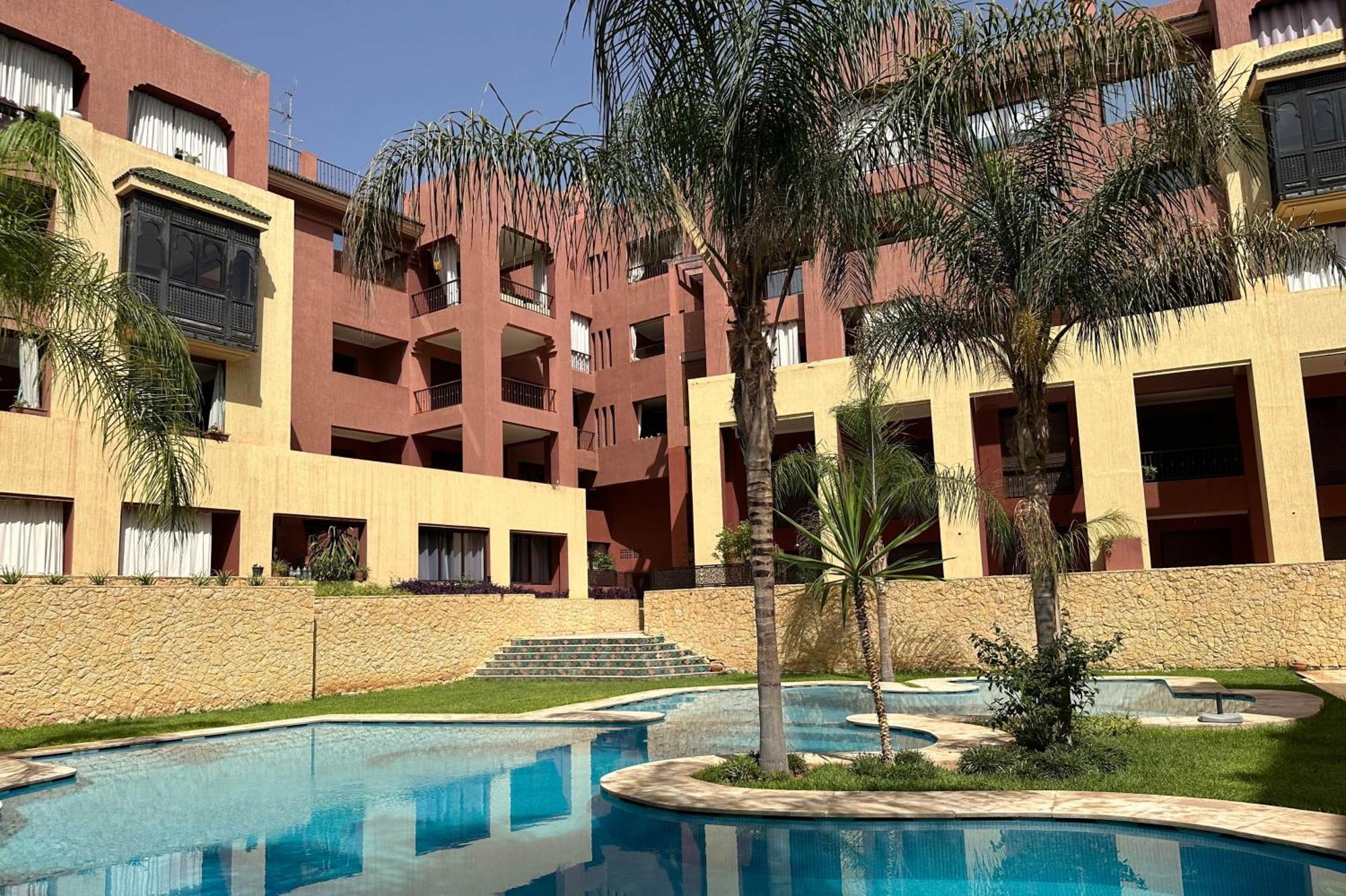 Appartement Calme, Gueliz Marrakesh Exteriör bild
